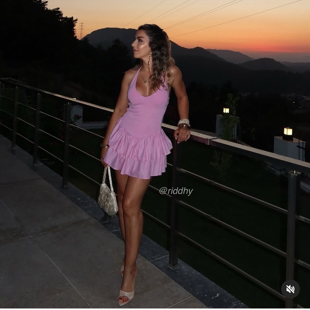 Zara Combination Halter Dress - Picture 5 of 10